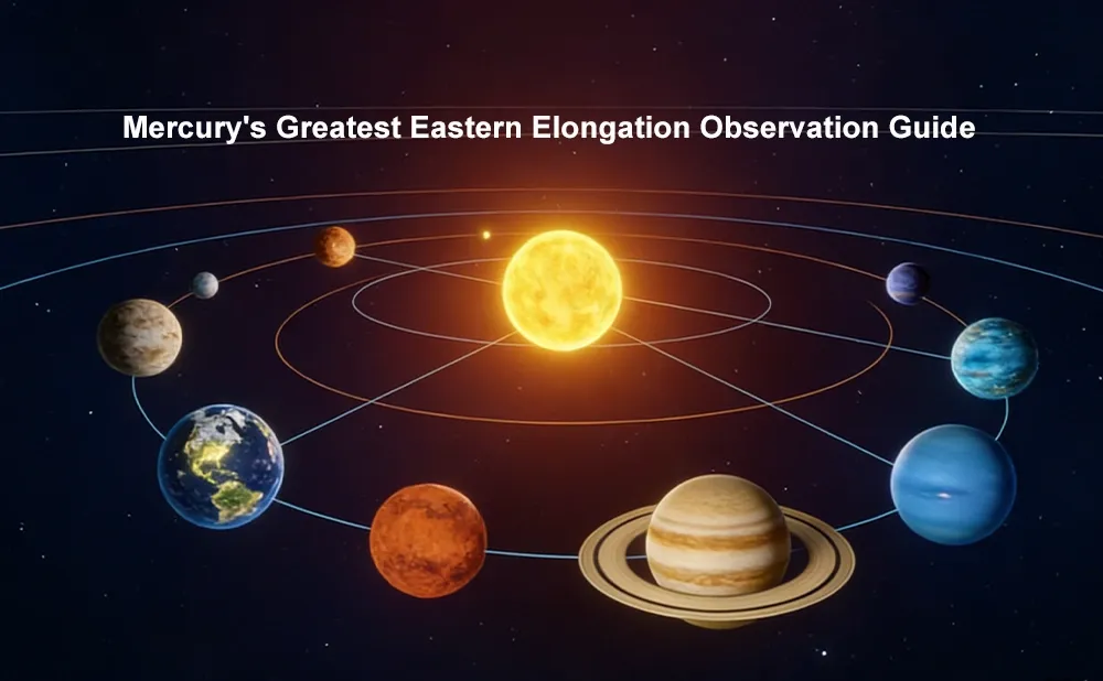 Mercury's Greatest Eastern Elongation Observation Guide 2026