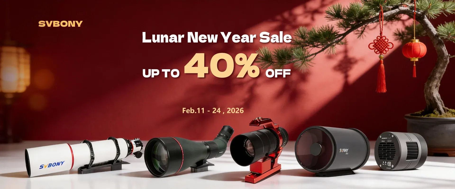 Lunar New Year Sale: up to 40% off