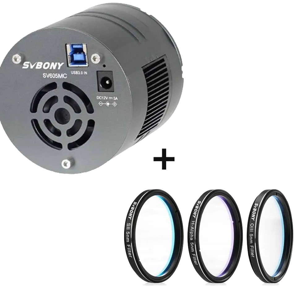 SV605MC Cooled Monochrome Camera - SHO SII Ha OIII Filters for Photography