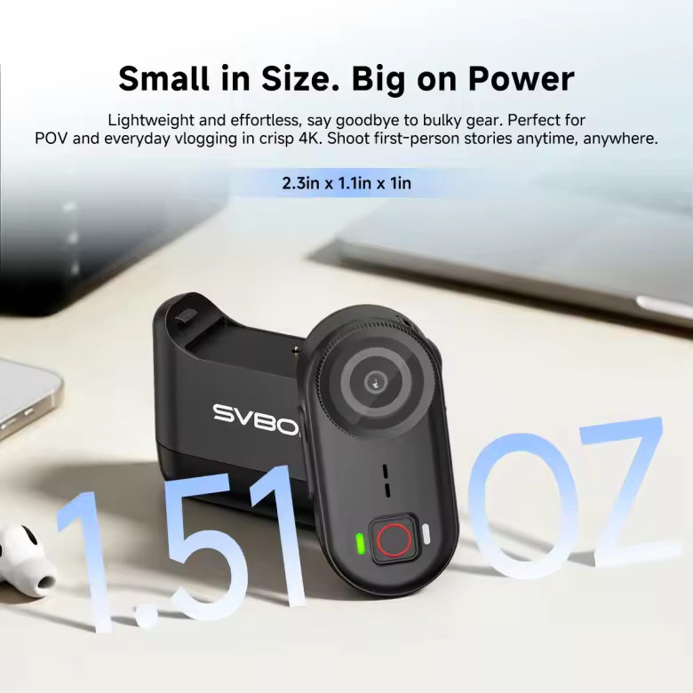 Magnetic Suction Thumb Action Pov Camera | SVBONY SVGo M3