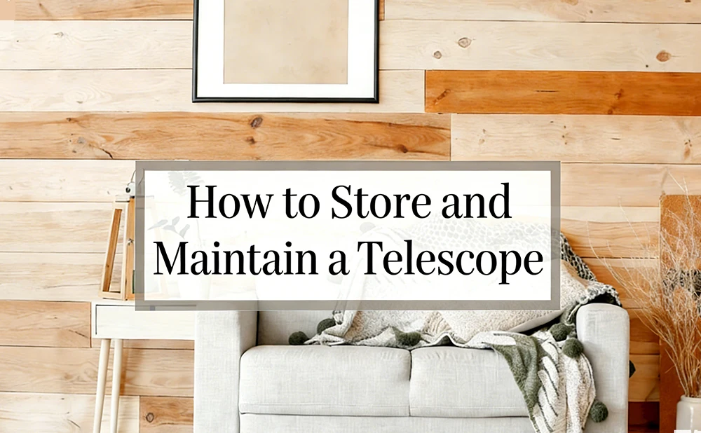 How to Store and Maintain a Telescope