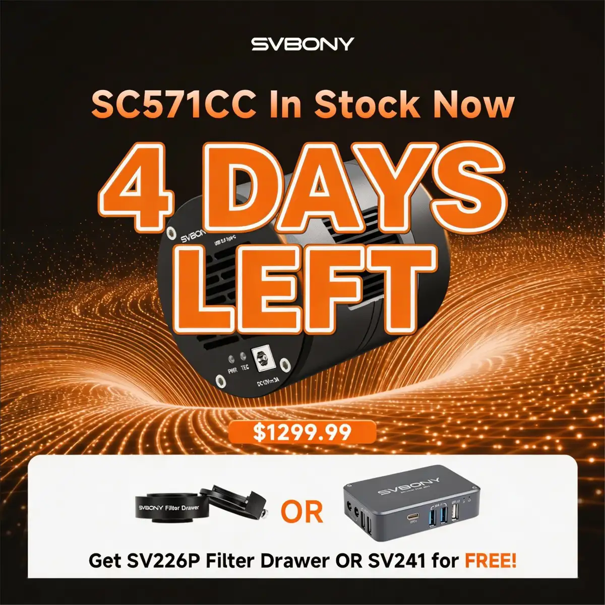 APS-C Color Cooled Astronomy Camera | SVBONY SC571CC