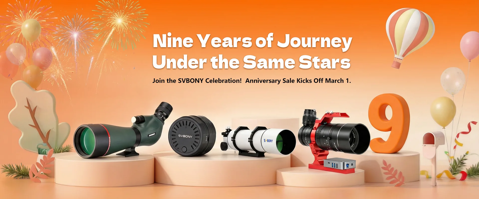 SVBONY 9th Anniversary Celebration