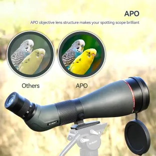 SA401 25-75X100 APO Spotting Scope Birding Camera Telephoto for WMBD Festival