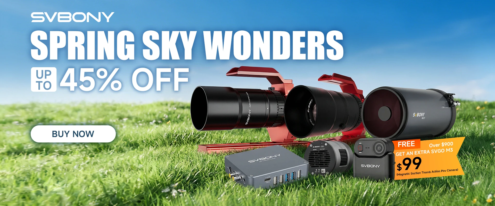 Spring Sky Wonders, up to 45% off