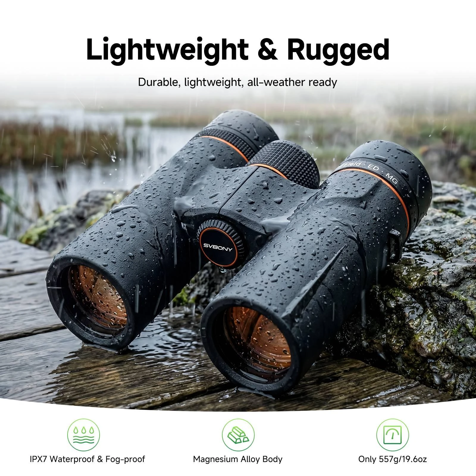 SVBONY SA207 8x32 ED APO Flat Field Binoculars