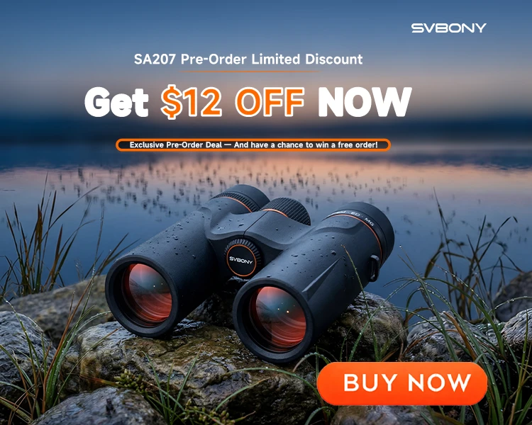 SVBONY SA207 8x32 ED APO Flat Field Binoculars