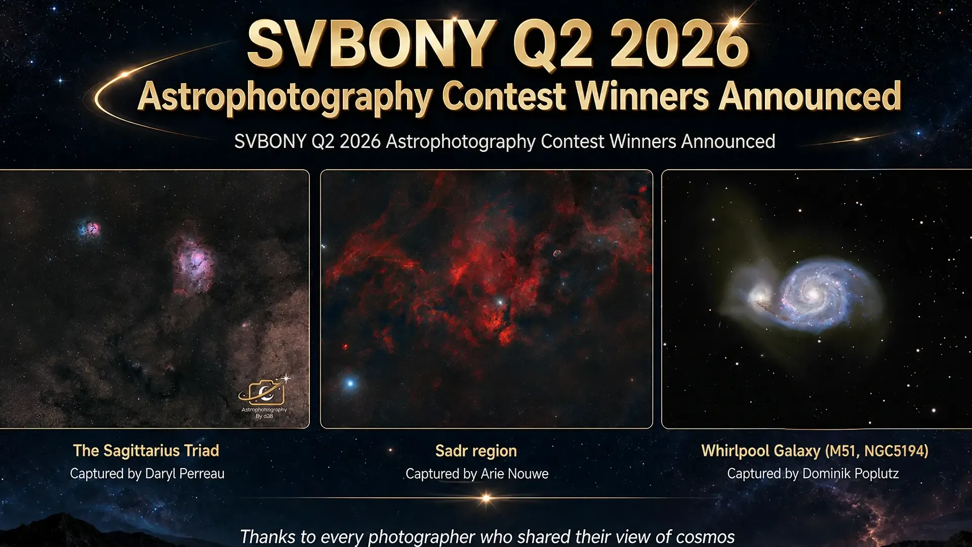 SVBONY Q2 2026 Astrophotography Contest Winners Announced