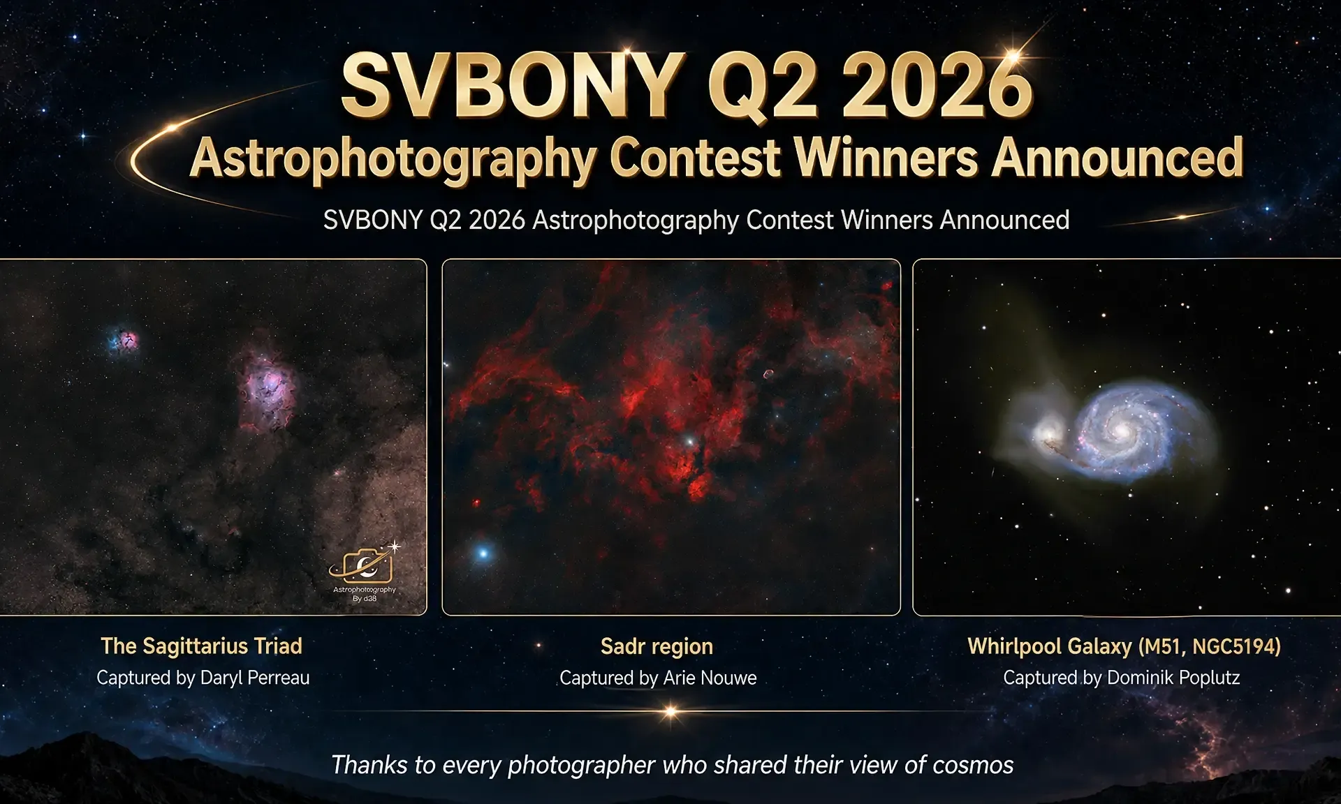 SVBONY Q2 2026 Astrophotography Contest Winners Announced