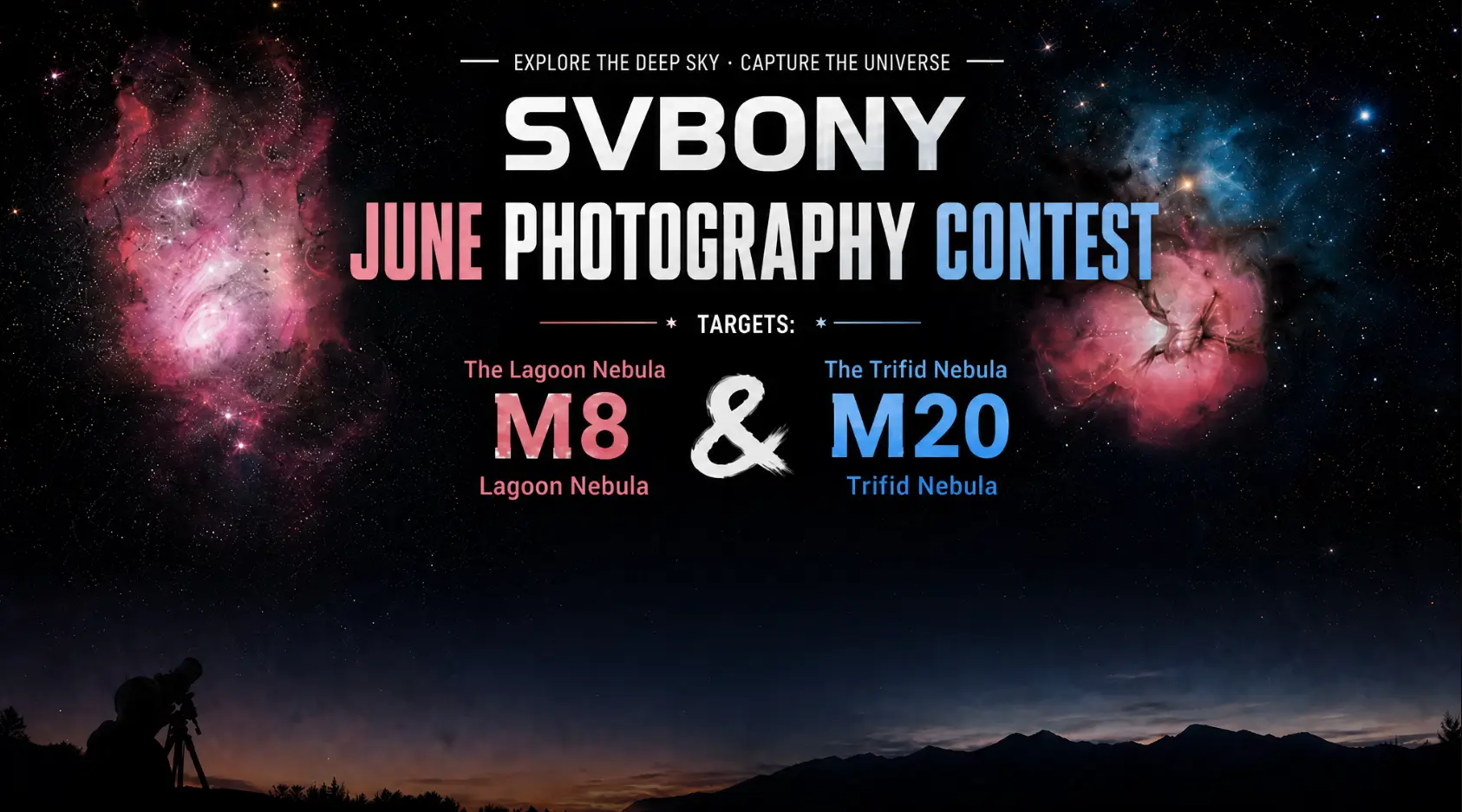 Winners of June #M8&M20 Astrophotography Contest Are Announced