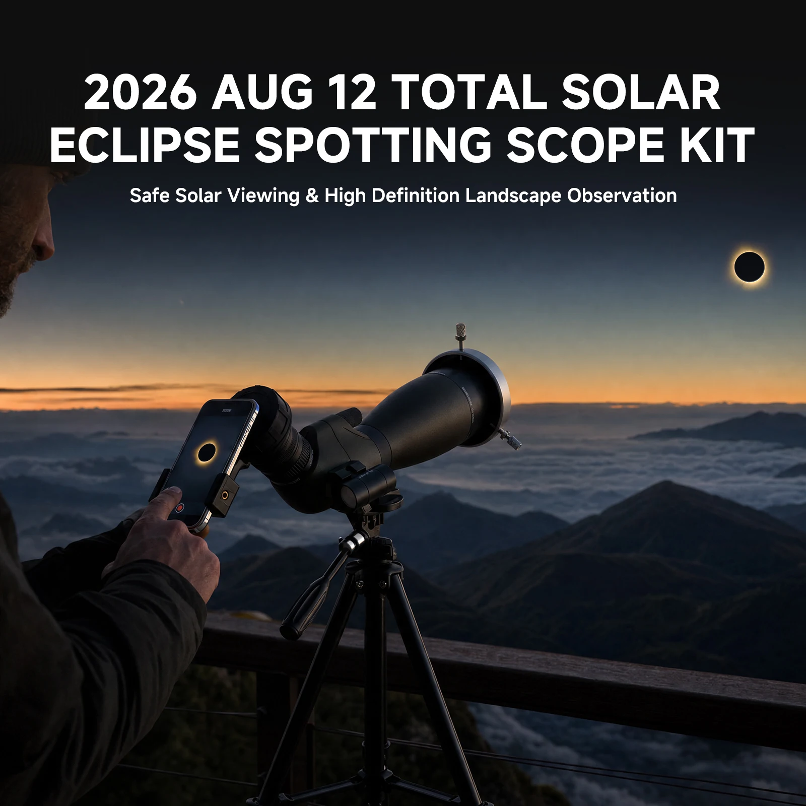 SVBONY Solar Eclipse Telescope Kits SV29 and MK127 for Solar Imaging