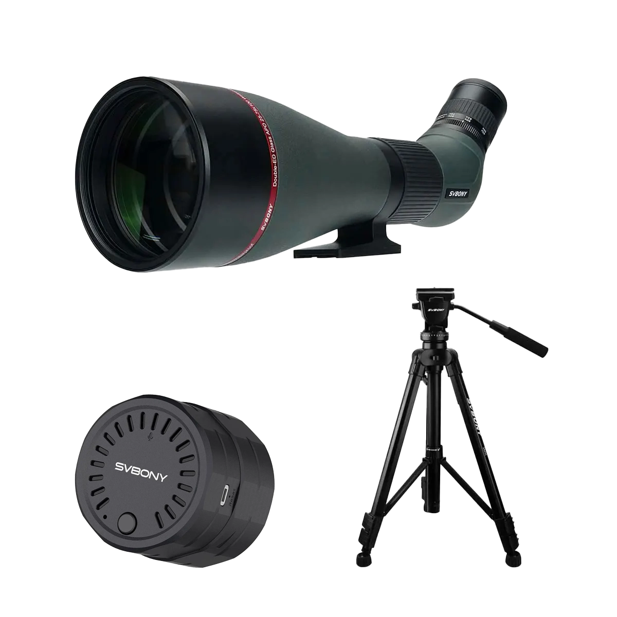 SVBONY SA401 APO Spotting Scope Kit with WiFi Camera & Tripod