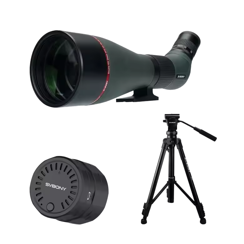 SVBONY SA401 APO Spotting Scope Kit with WiFi Camera & Tripod