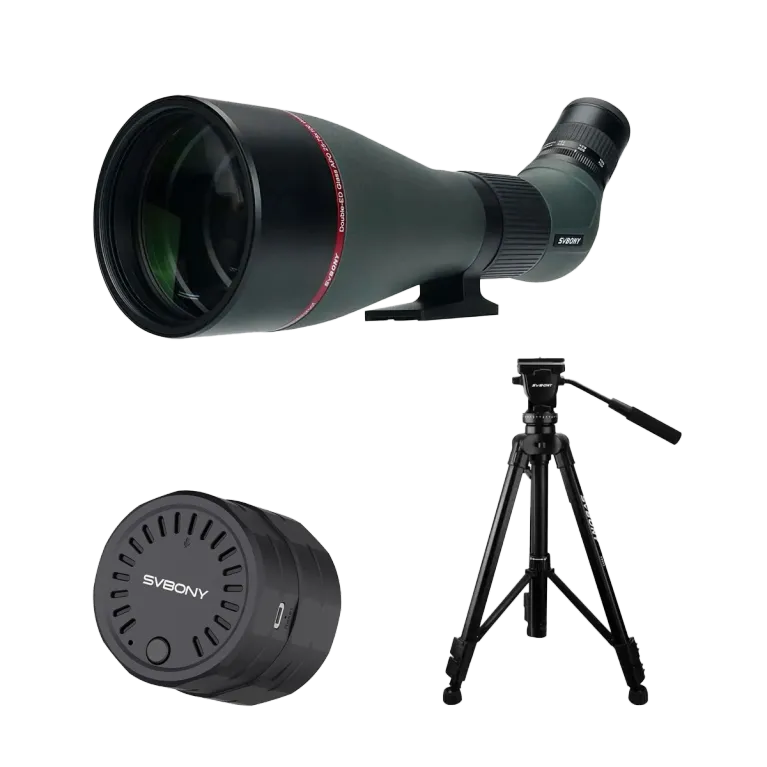 SVBONY SA401 APO Spotting Scope Kit with WiFi Camera & Tripod