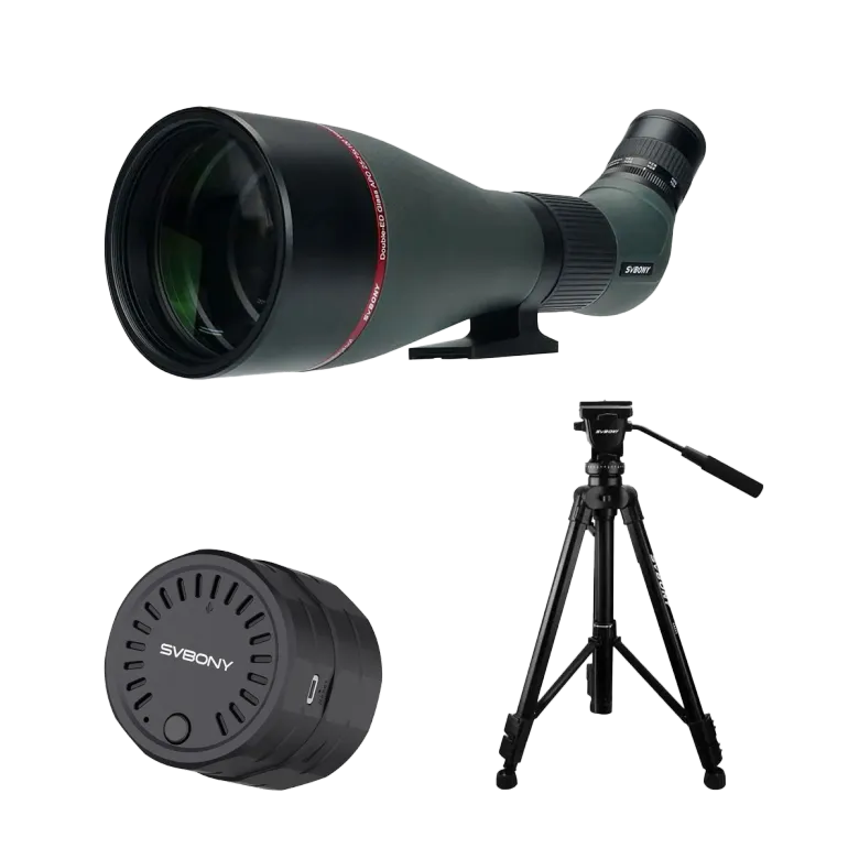 SVBONY SA401 APO Spotting Scope Kit with WiFi Camera & Tripod