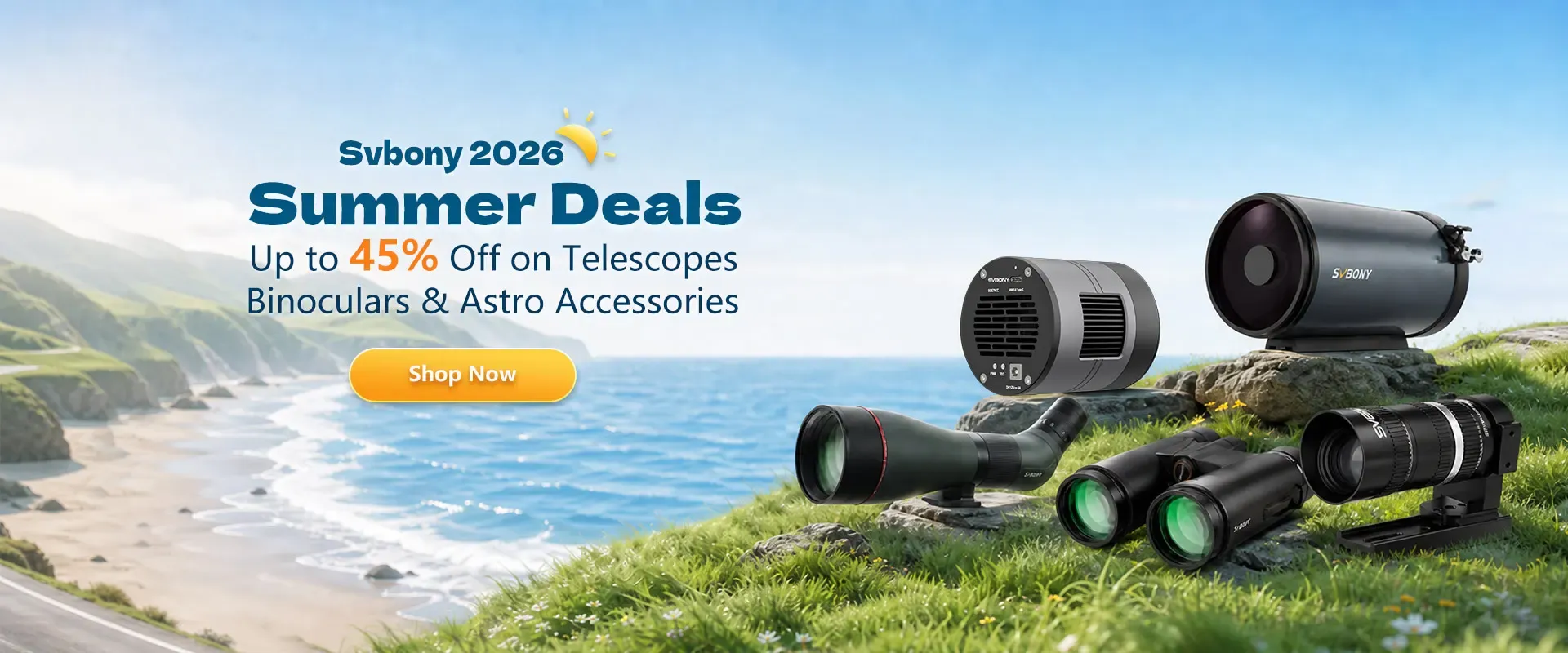 Svbony 2026 Summer Deals | Up to 45% Off Astro Gear