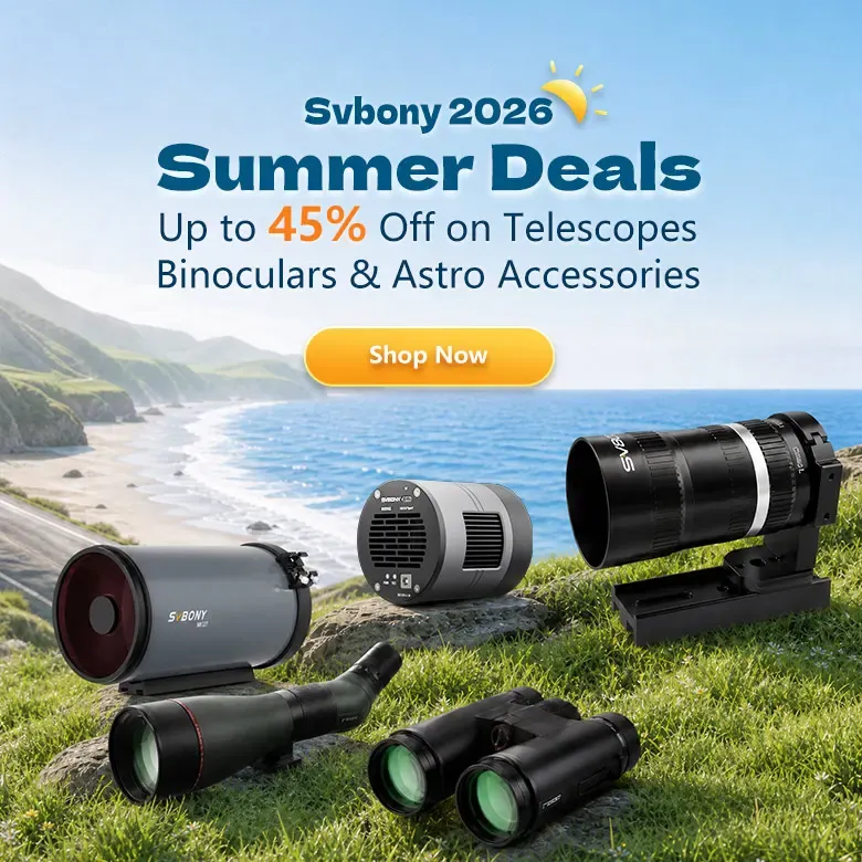 Svbony 2026 Summer Deals | Up to 45% Off Astro Gear