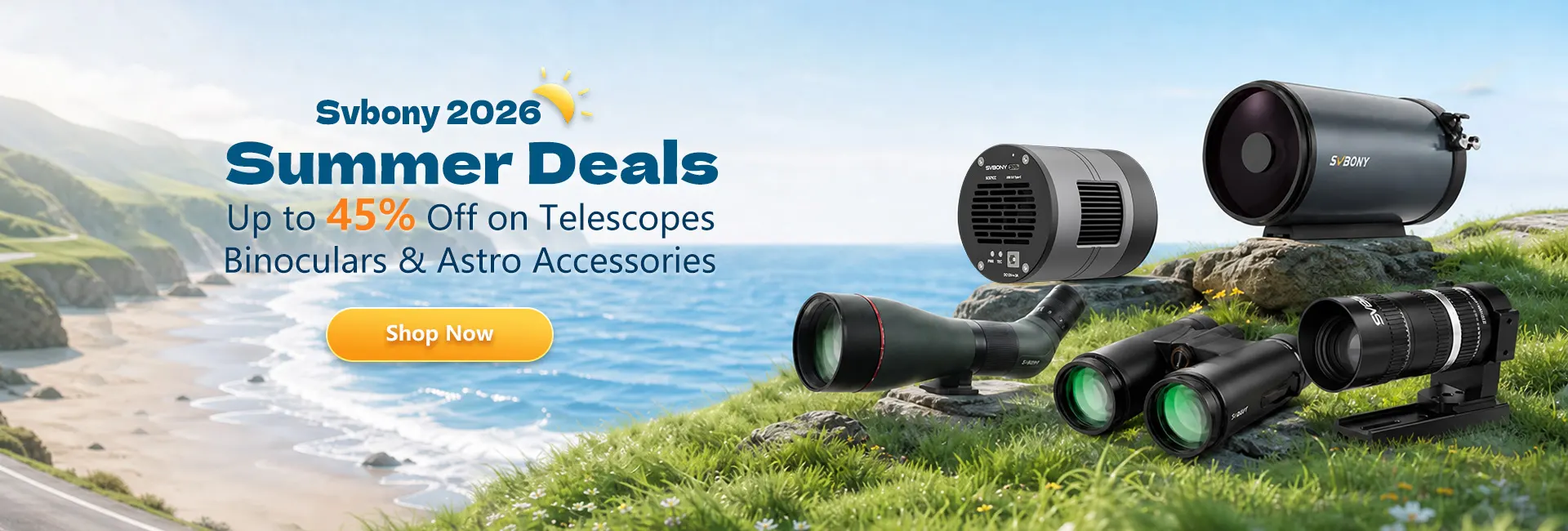Svbony 2026 Summer Deals | Up to 45% Off Astro Gear