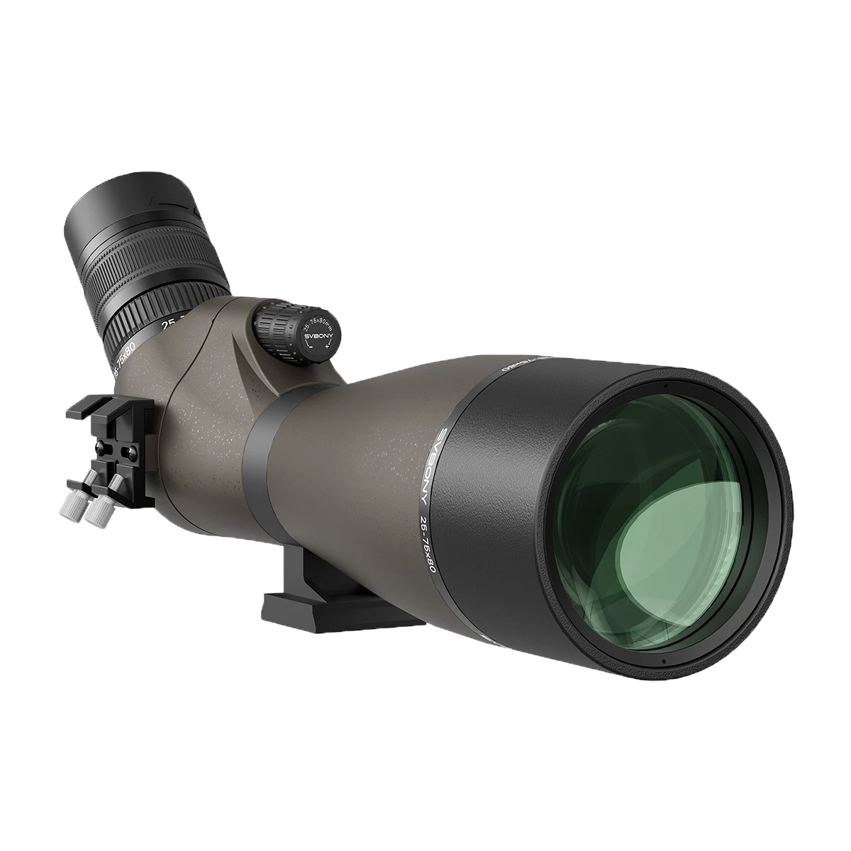 SVBONY SV29 25-75x80mm Spotting Scope Kit for Shooting and Outdoor