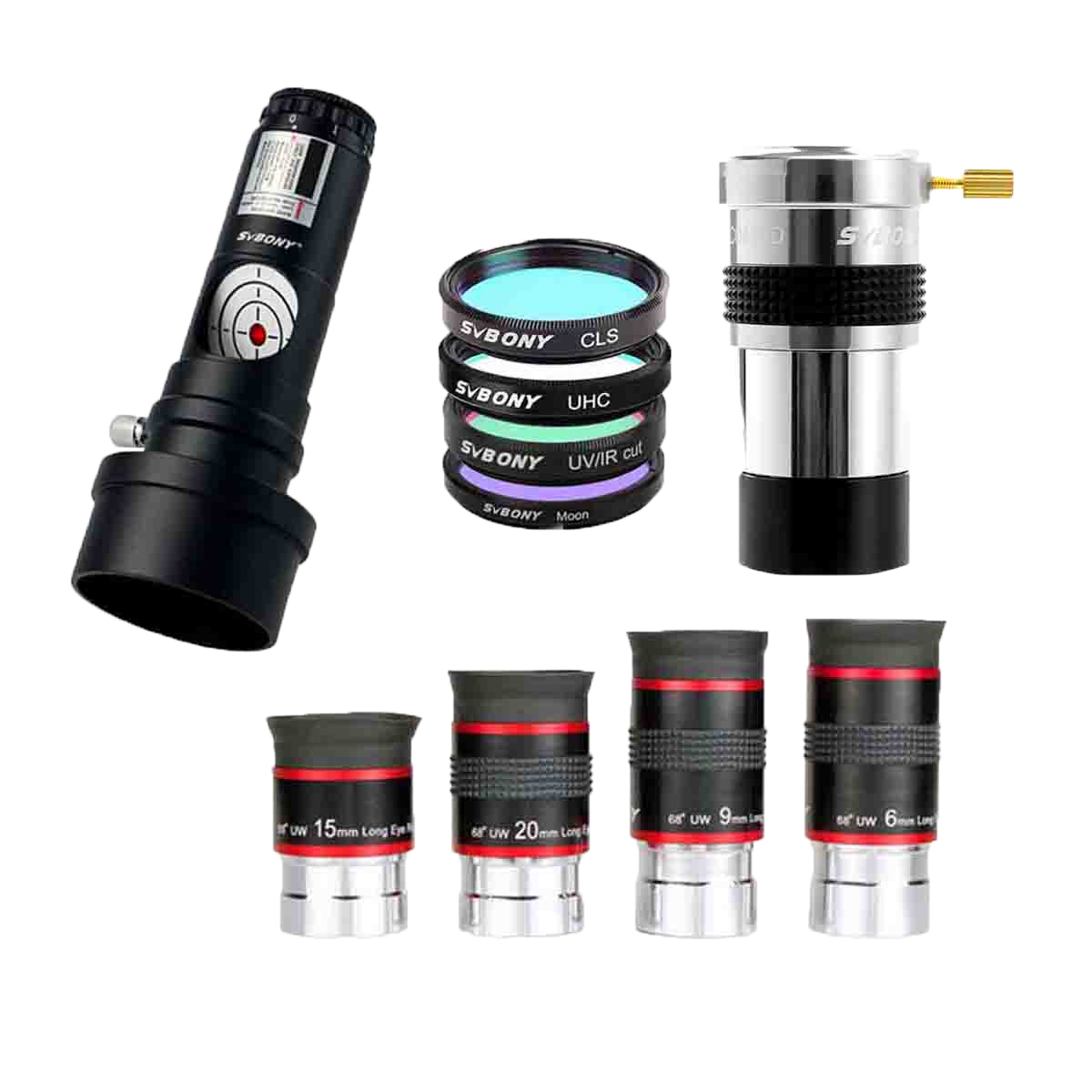 SVBONY Essential Visual Kit for Astronomy Observation