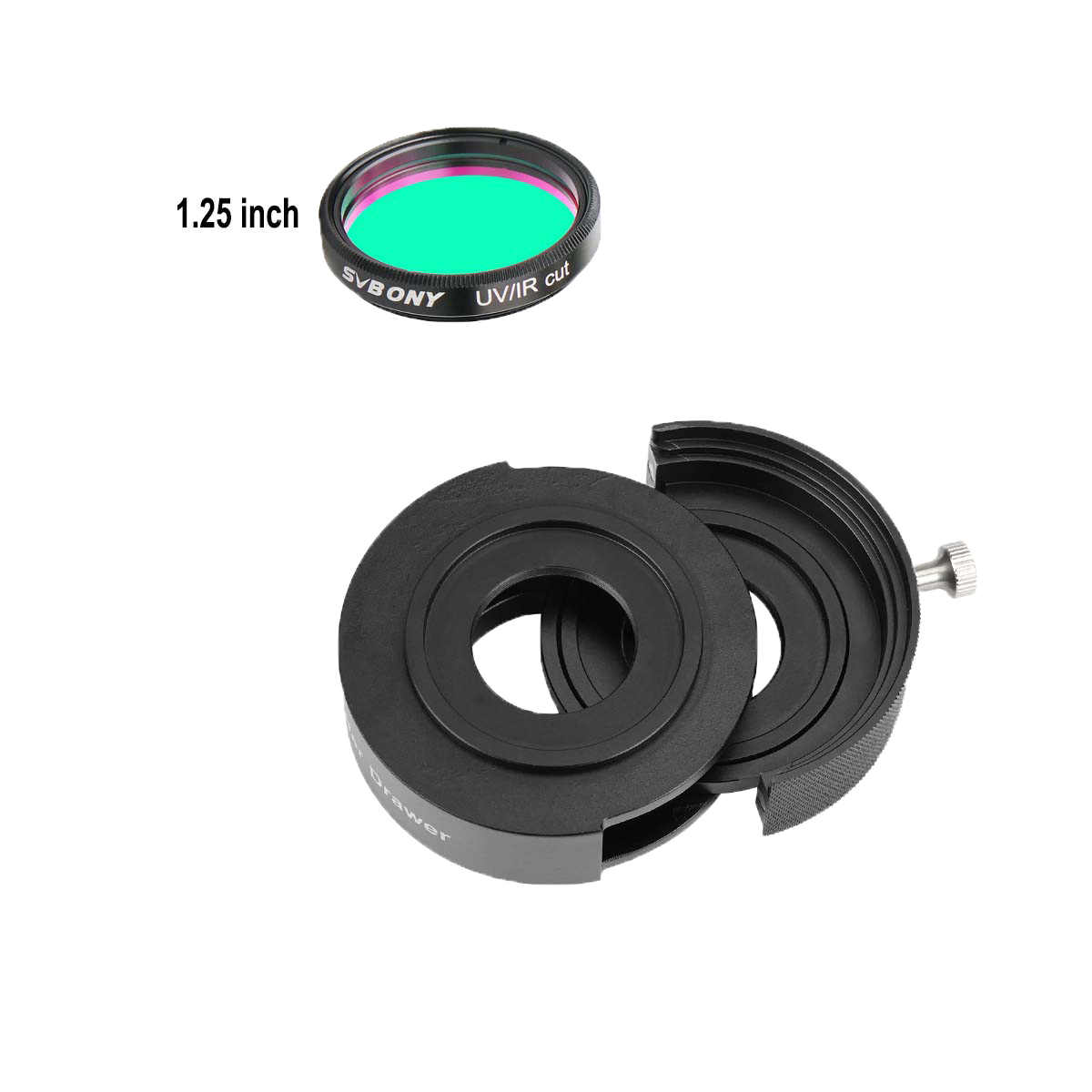 Svbony SV226 Filter Drawer 1.25" 2" Combination for Astrophotography