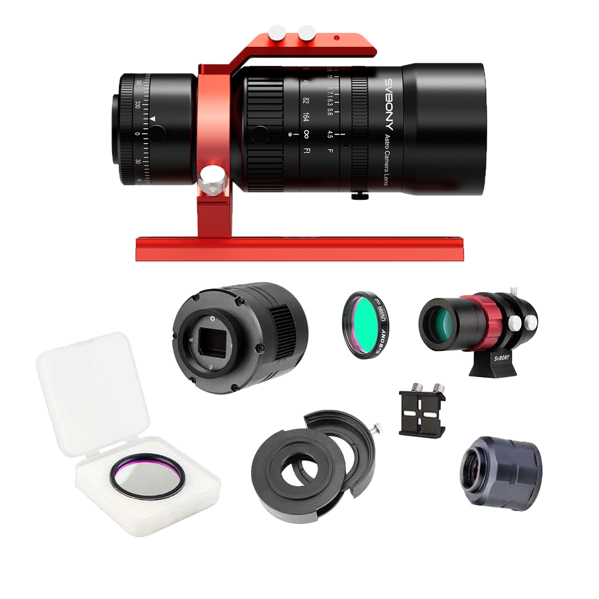 Svbony SV555 54mm F4.5 Petzval APO Astrograph Lens for CMOS Cameras