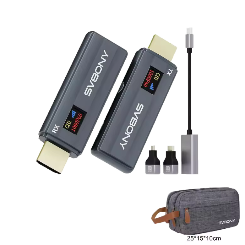 Svbony TransAir1 Wireless HDMI Transmitter Receiver 1080P LED Display