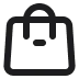 Svbony shopping bag icon with handle, shop