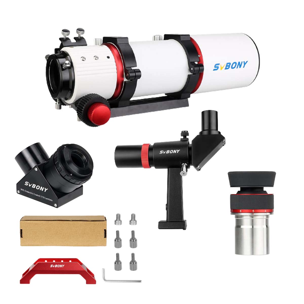 SVBONY SV550 80mm APO Refractor Telescope Visual Observation Kit
