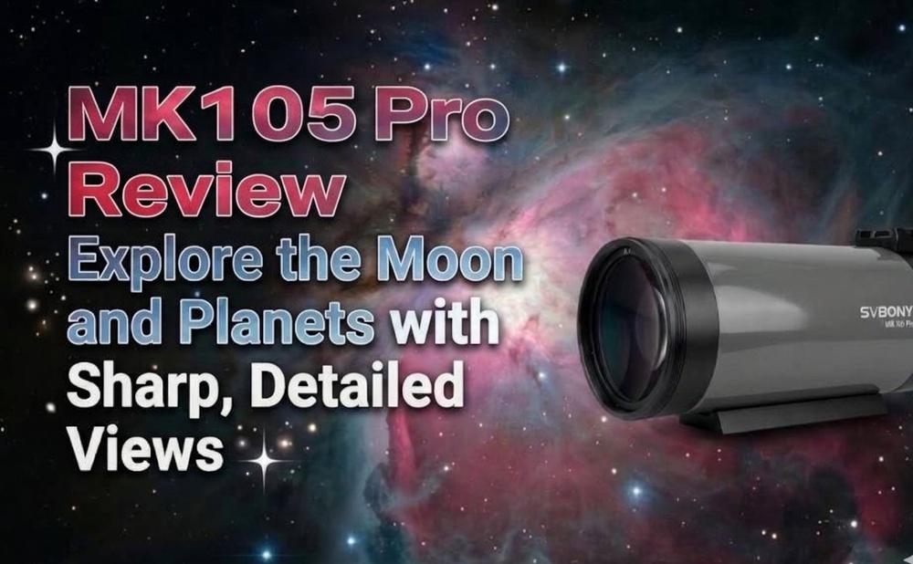 SVBONY MK105 Pro Review: Explore the Moon and Planets with Sharp, Detailed Views